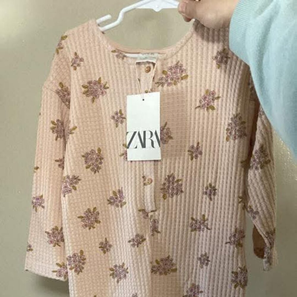 Zara floral jumpsuit